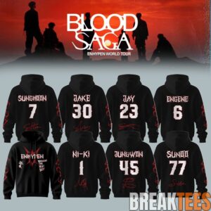 ENHYPEN World Tour 'BLOOD SAGA' 2026-2027 Limited Hoodie – Members Edition