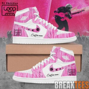 Ed Sheeran The Loop Tour 2026 in Allegiant Stadium Signature AJ1 Shoes