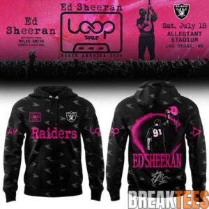 Ed Sheeran The Loop Tour 2026 in Allegiant Stadium x Las Vegas Raiders Signature Hoodie 1 Ed Sheeran The Loop Tour 2026 in Allegiant Stadium x Las Vegas Raiders Signature Hoodie 1