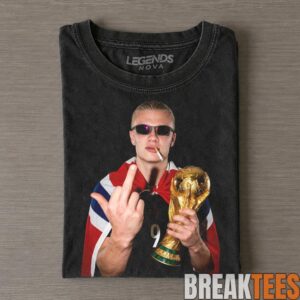 Erling Haaland 2026 Middle Finger Shirt 2 Erling Haaland 2026 Middle Finger Shirt 2