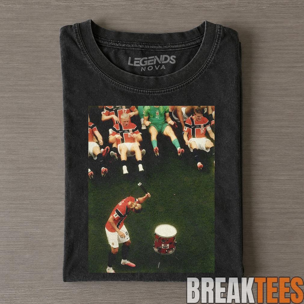 Erling Haaland Norway 2026 Viking Row Celebration Shirt Erling Haaland Norway 2026 Viking Row Celebration Shirt
