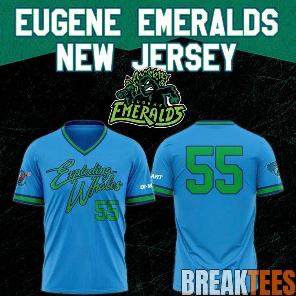 Eugene Emeralds x Exploding Whales Theme Night 2026 Jersey Shirt Eugene Emeralds x Exploding Whales Theme Night 2026 Jersey Shirt