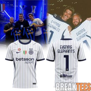 Evening Elephants THANK YOU FOR HAVING US Inter Milan Shirt