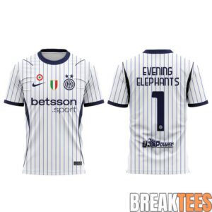 Evening Elephants THANK YOU FOR HAVING US Inter Milan Shirt 1
