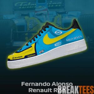 Fernando Alonso Renault R24 Racing 2026 Design Special AF1 Shoes