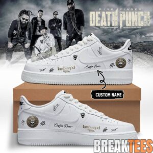Five Finger Death Punch “Hits Me Tour” 2026 Air Force 1 Shoes 2