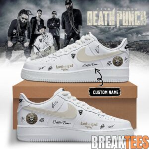 Five Finger Death Punch “Hits Me Tour” 2026 Air Force 1 Shoes 4