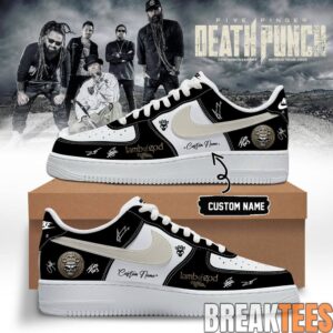 Five Finger Death Punch “Hits Me Tour” 2026 Air Force 1 Shoes 5