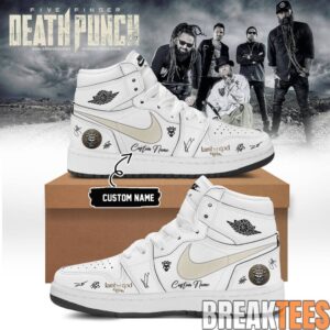 Five Finger Death Punch “Hits Me Tour” 2026 Air Jordan 1 Shoes 1