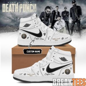 Five Finger Death Punch “Hits Me Tour” 2026 Air Jordan 1 Shoes 2