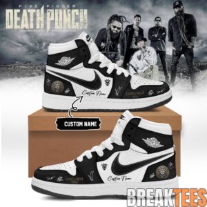 Five Finger Death Punch “Hits Me Tour” 2026 Air Jordan 1 Shoes 5