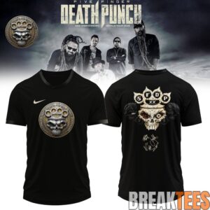Five Finger Death Punch “Hits Me Tour” 2026 Football Jersey
