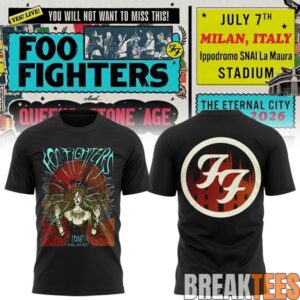 Foo Fighters I-Days Milano 2026 T-Shirt 1