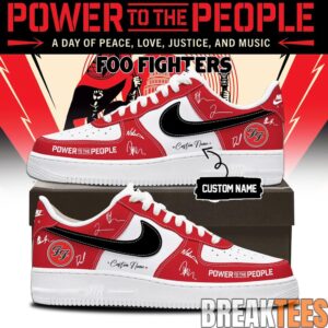 Foo Fighters -“Power to the people”- Limited Edition Signature AJ1 Shoes