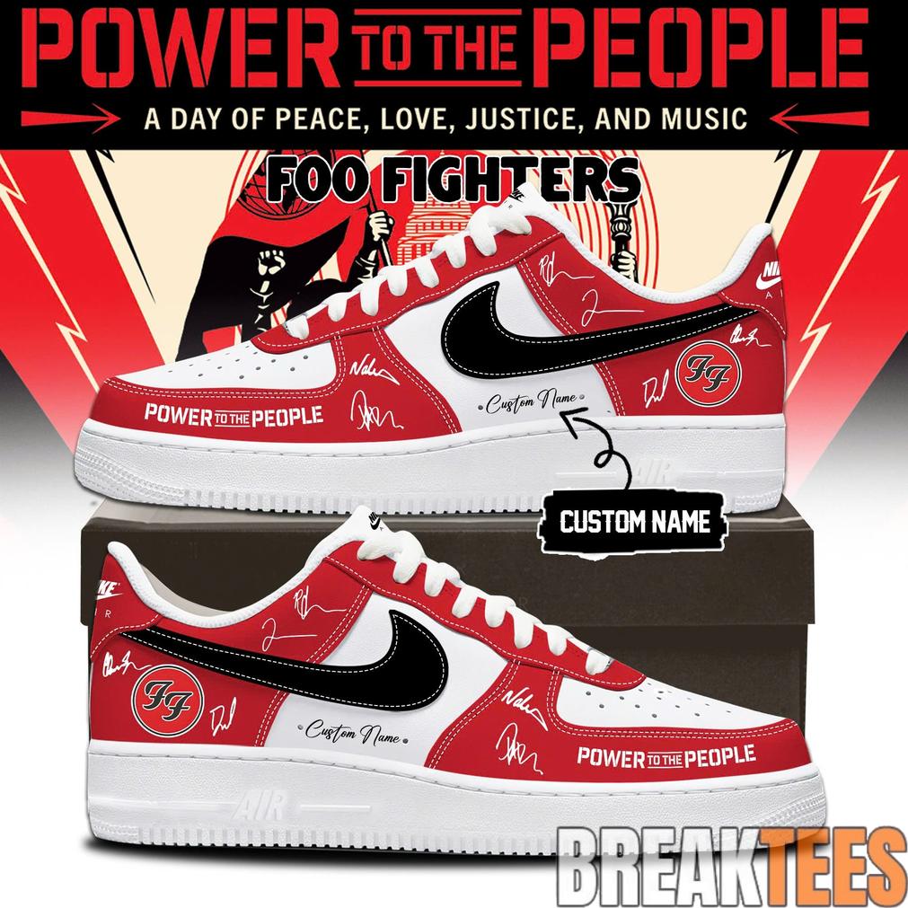 Foo Fighters -“Power to the people”- Limited Edition Signature AJ1 Shoes Foo Fighters -“Power to the people”- Limited Edition Signature AJ1 Shoes