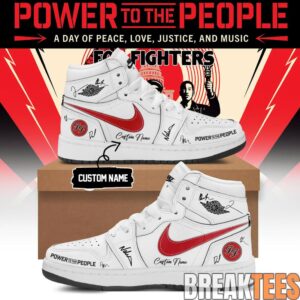Foo Fighters -“Power to the people”- Limited Edition Signature AJ1 Shoes 1 Foo Fighters -“Power to the people”- Limited Edition Signature AJ1 Shoes 1