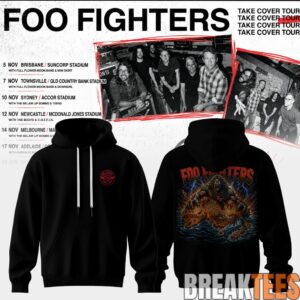Foo Fighters Take Cover AU-NZ Tour Special Hoodie 3
