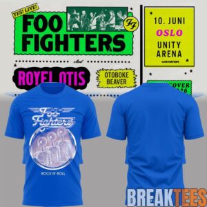 Foo Fighters 🎸🎤 “Take Cover Tour 2026” 2D T-Shirt 1