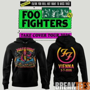 Foo Fighters Take Cover Tour 2026 At Ernst-Happel-Stadion, Vienna Hoodie 1