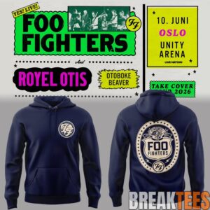 Foo Fighters Take Cover Tour 2026 Limited Hoodie 1