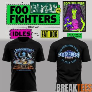 Foo Fighters 🎸🎤 “Take Cover Tour 2026” T-Shirt