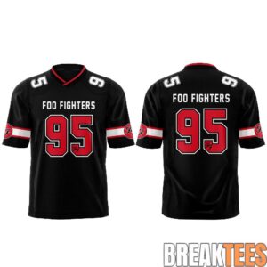 Foo Fighters Take Cover Tour 2026–2027 Special Football Jersey 1