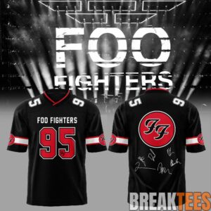 Foo Fighters Take Cover Tour 2026–2027 Special Football Jersey 2