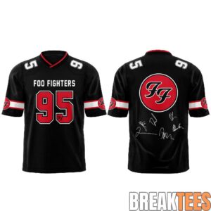 Foo Fighters Take Cover Tour 2026–2027 Special Football Jersey 3