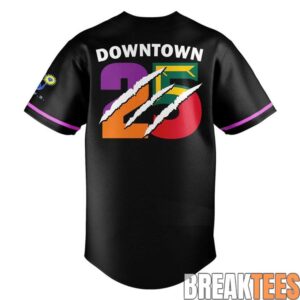 Fresno Grizzlies 25th Anniversary Edition Downtown Baseball Jersey 2