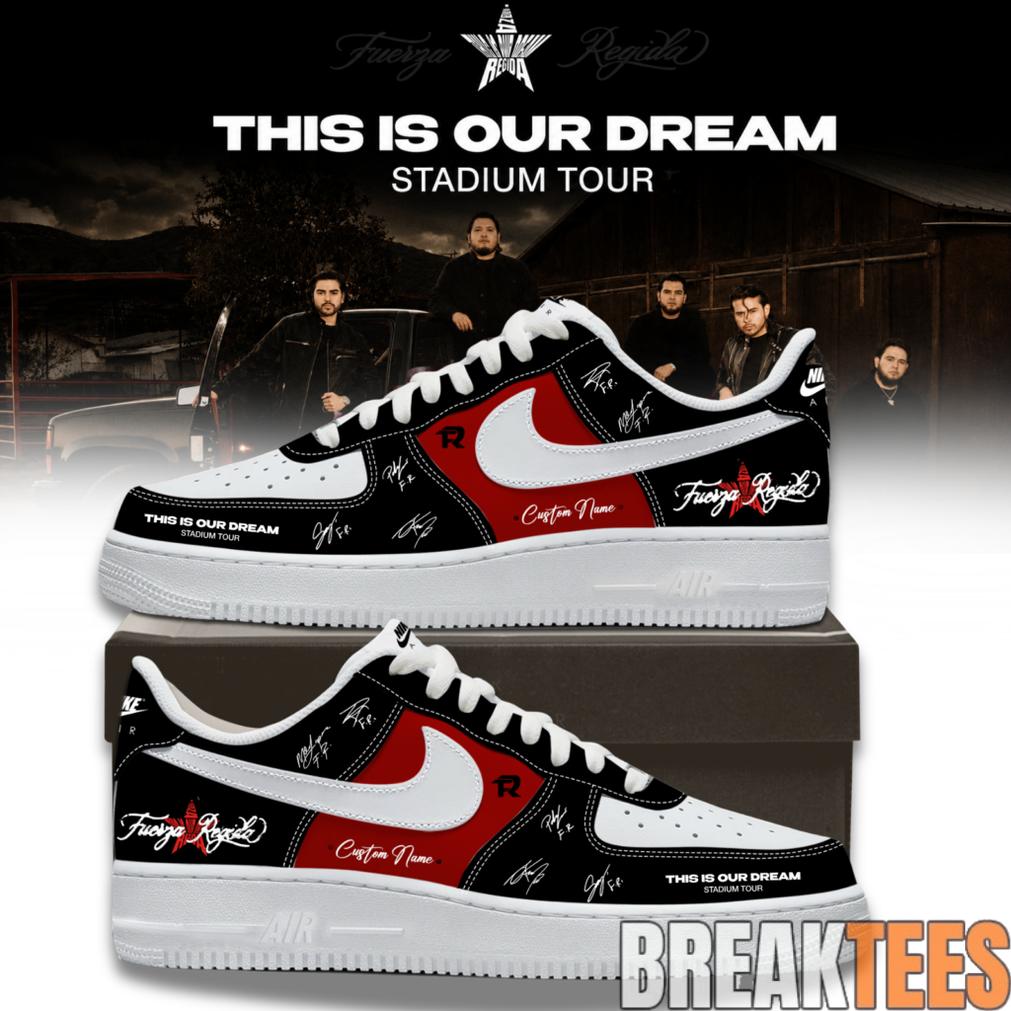 Fuerza Regida “This Is Our Dream Stadium Tour” 2026 Limited Edition Signature AF1 Shoes Fuerza Regida “This Is Our Dream Stadium Tour” 2026 Limited Edition Signature AF1 Shoes