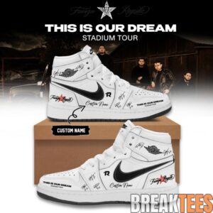 Fuerza Regida “This Is Our Dream Stadium Tour” 2026 Limited Edition Signature AJ1 Shoes 5