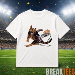 Funny Shaving Cat Shirt Crazy Tabby Pet Grooming 2D Shirt
