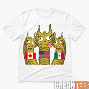 Funny Three Headed Derpy Dragon 2026 World Cup North America Meme Shirt 1 Funny Three Headed Derpy Dragon 2026 World Cup North America Meme Shirt 1