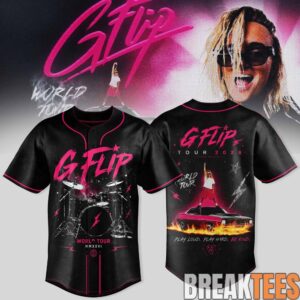 G Flip World Tour 2026 Premium 3D Baseball Jersey 2