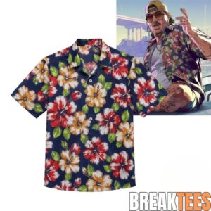 GTA 6 Grand Theft Auto VI Cal Hampto Hawaiian Shirt