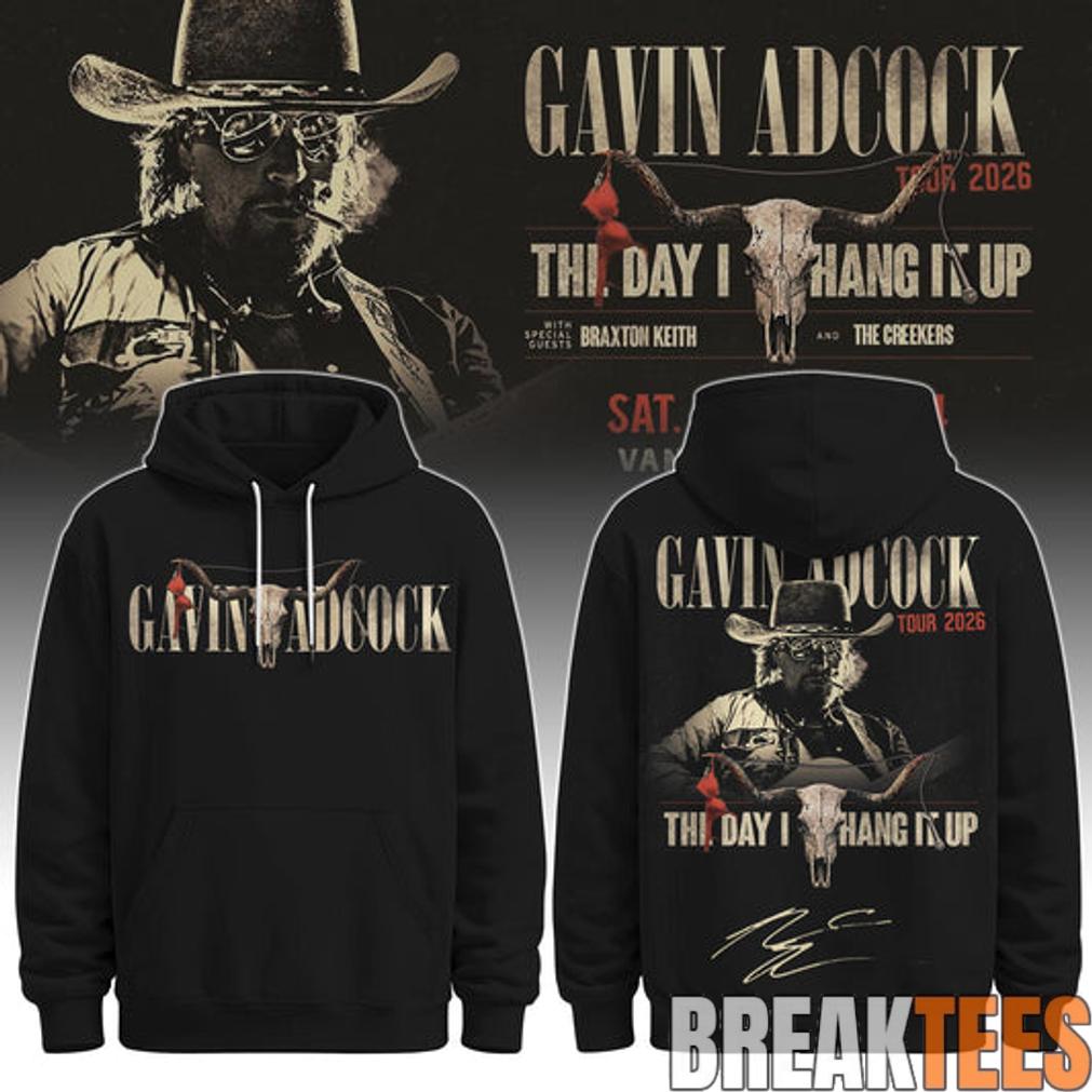 Gavin Adcock Steer Skull distressed Fleece Hoodie Gavin Adcock Steer Skull distressed Fleece Hoodie