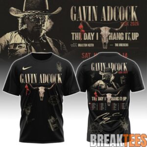 Gavin Adcock Steer Skull distressed Fleece Shirt 1