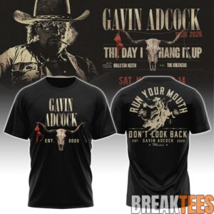 Gavin Adcock Steer Skull distressed Fleece Shirt 2