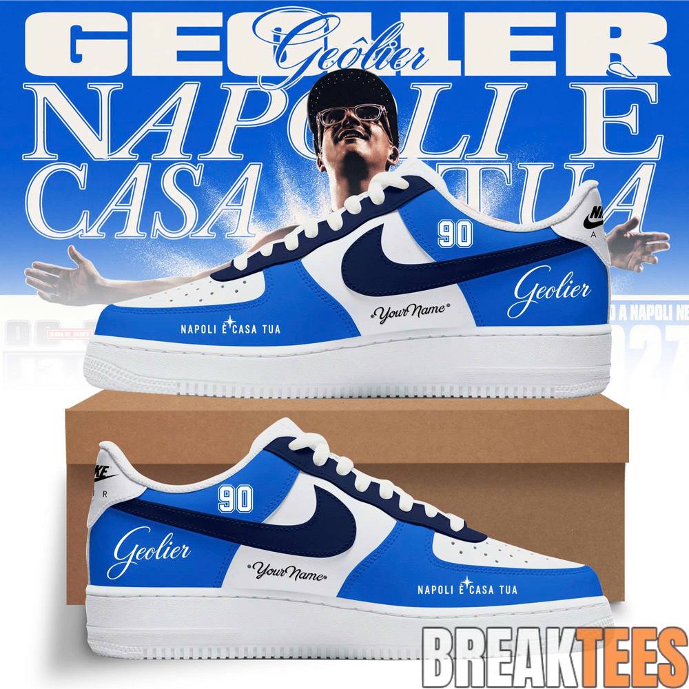 Geolier Napoli È Casa Tua ’27 Street Low AF1 Shoes Geolier Napoli È Casa Tua ’27 Street Low AF1 Shoes