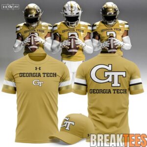Georgia Tech Yellow Jackets 2026 New Old Gold Shirt