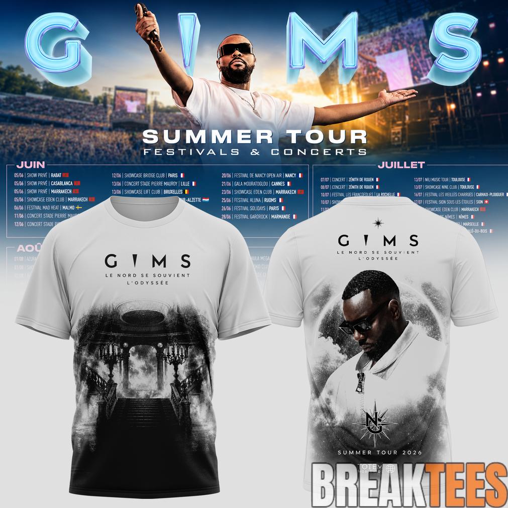 Gims Summer Tour 2026 Special Tee Gims Summer Tour 2026 Special Tee