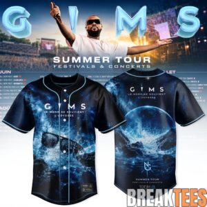 Gims Summer Tour 2026 Tour Baseball Jersey 1 Gims Summer Tour 2026 Tour Baseball Jersey 1