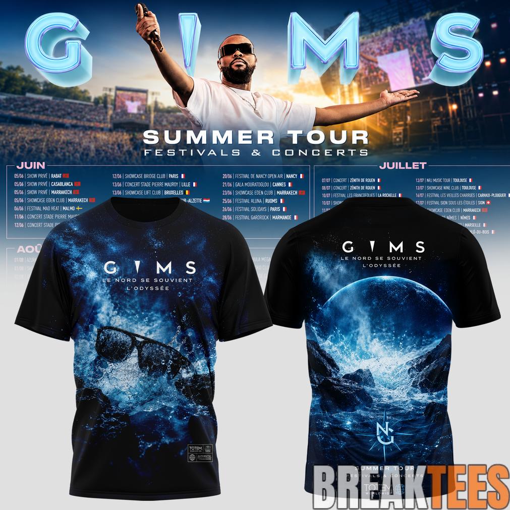 Gims Summer Tour 2026 Special Tee Gims Summer Tour 2026 Special Tee