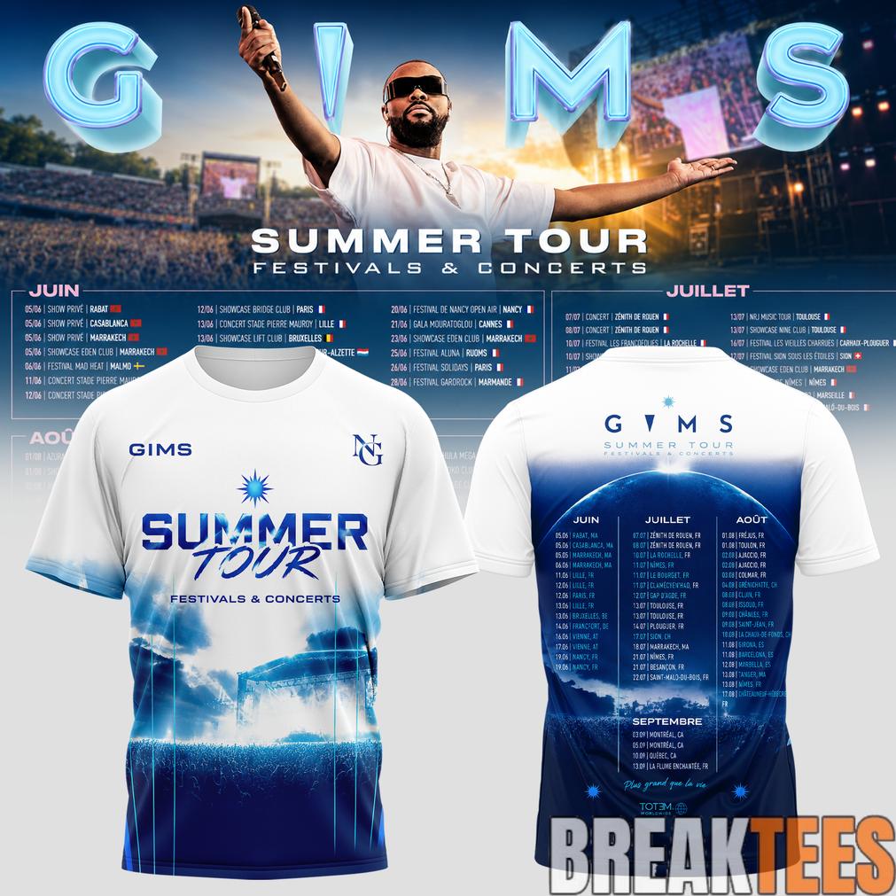 Gims Summer Tour 2026 Special Tee Gims Summer Tour 2026 Special Tee