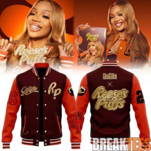 GloRilla x REESE’S PUFFS Letterman Jacket