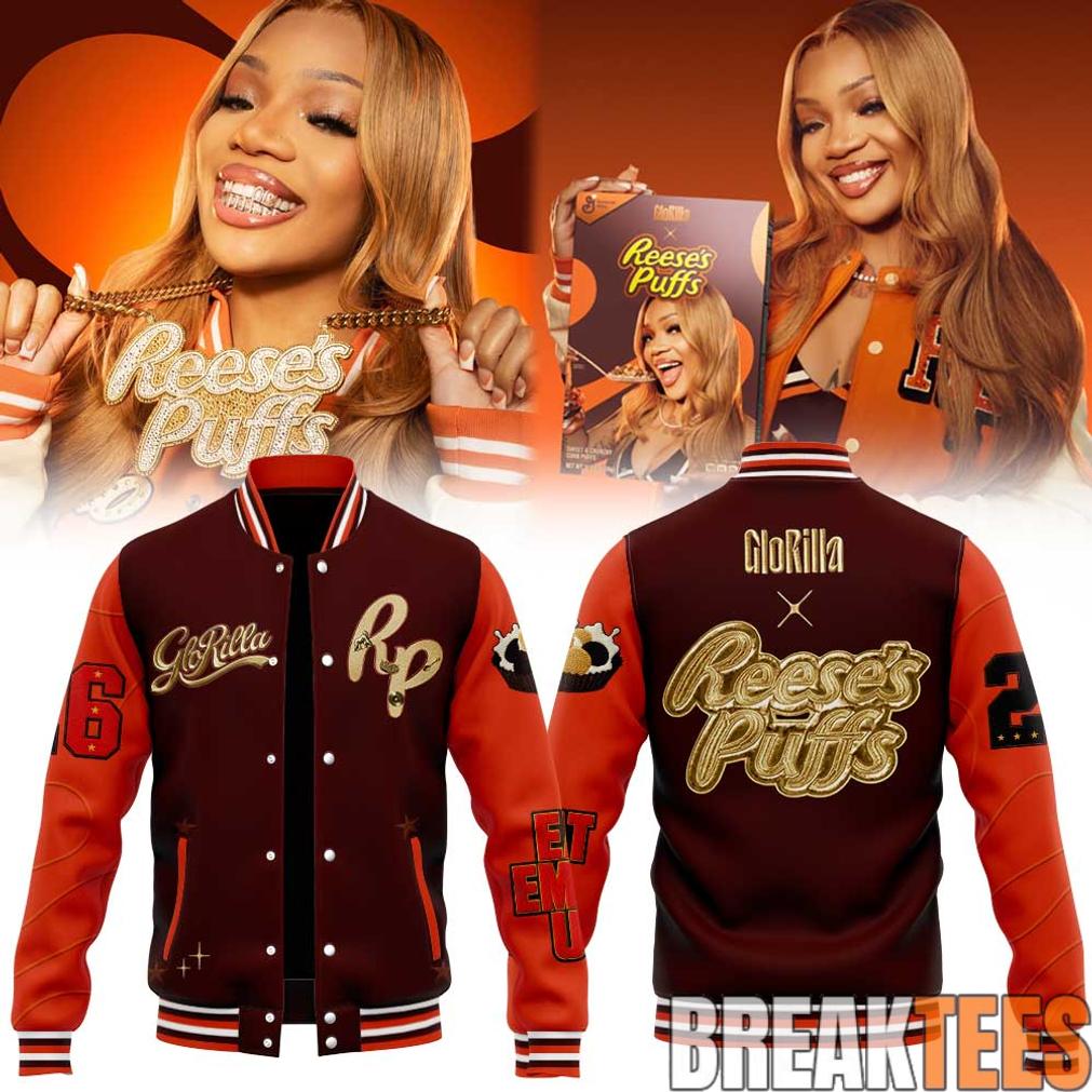 GloRilla x REESE’S PUFFS Letterman Jacket GloRilla x REESE’S PUFFS Letterman Jacket