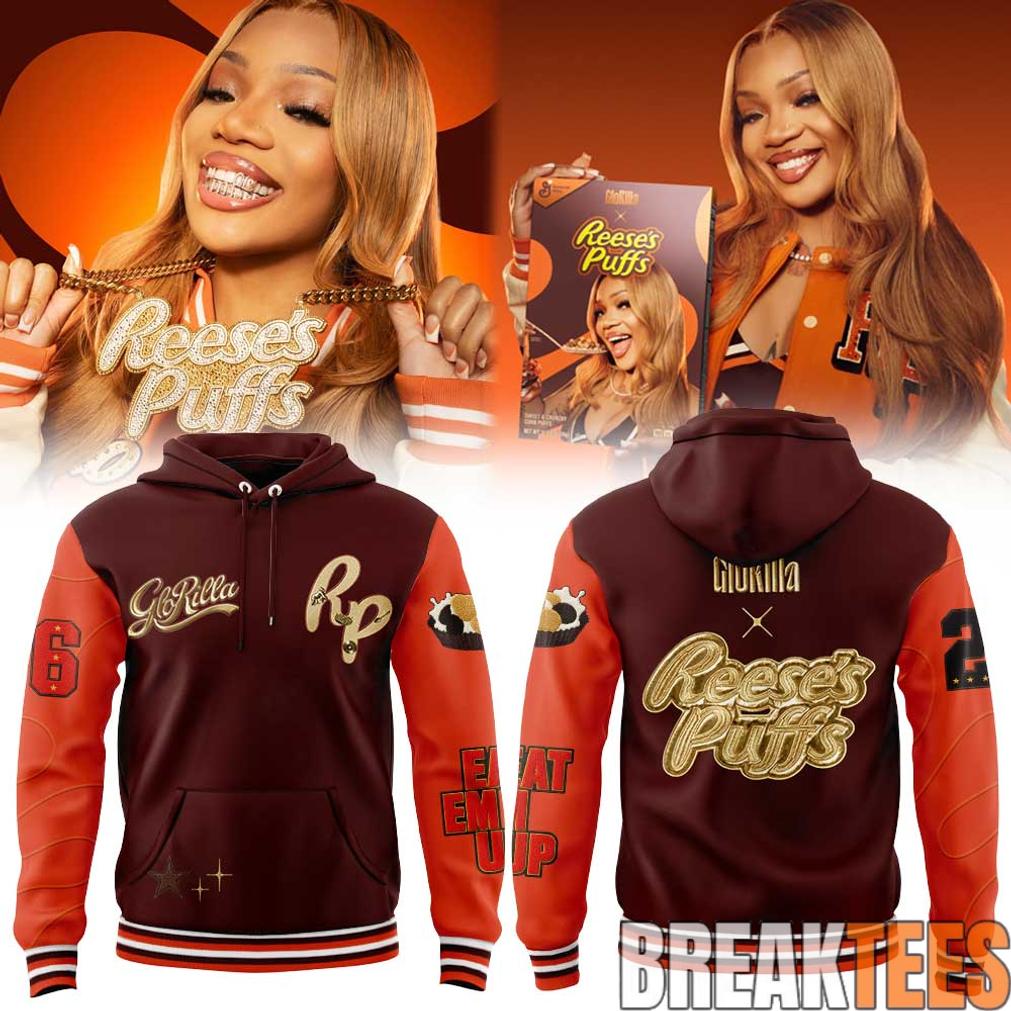 GloRilla x REESE’S PUFFS Letterman Hoodie GloRilla x REESE’S PUFFS Letterman Hoodie