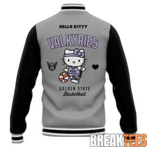 Golden State Valkyries WNBA x Hello Kitty 2026 Special Edition Jacket 2