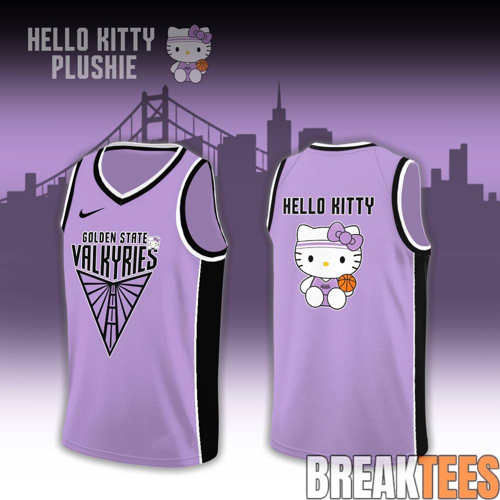 Golden State Valkyries x Hello Kitty Basketball Jersey Golden State Valkyries x Hello Kitty Basketball Jersey