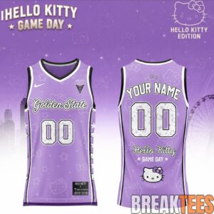 Golden State Valkyries x Hello Kitty Game Day Custom Basketball Jersey